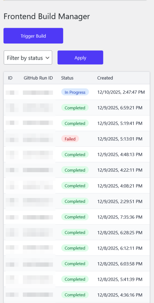 Prime Sportsbook Frontend Build Manager - Mobile