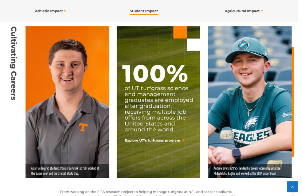 UTK Turfgrass FIFA World Cup 26 Impact Page - Desktop